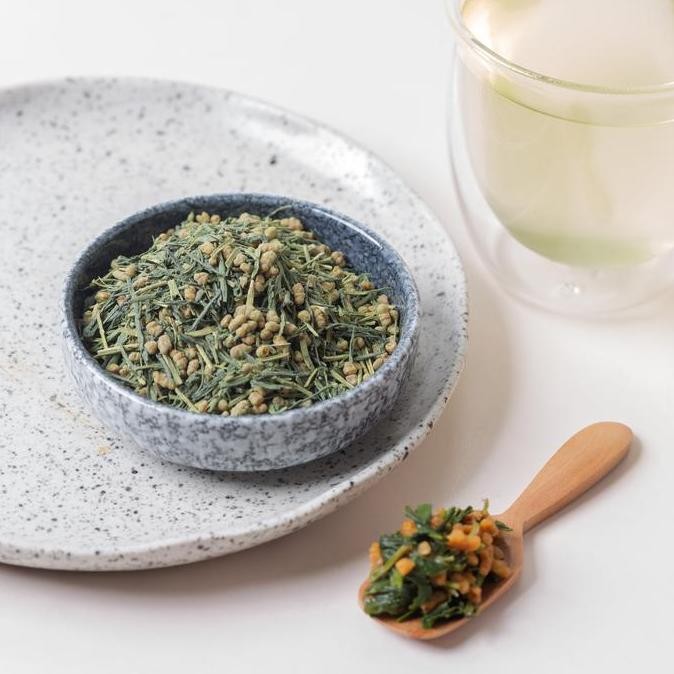 

[Maruyasu Tea] Matcha-Iri Genmaicha Karigane Loose Leaf (100G) (Mine)