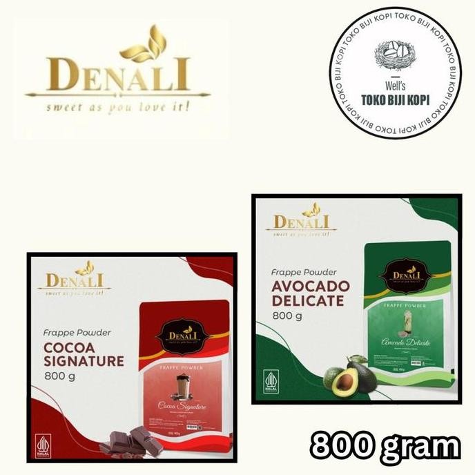 

Denali Frappe Powder / Bubuk Minuman Flavour Merk Denali - 800 Gram (Mine)
