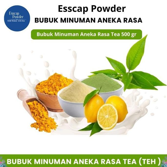 

Bubuk Minuman Aneka Rasa Teh 500G Praktis, Lezat, Cocok Untuk Minuman Kekinian - Serbuk Gula Green Lemon Matcha Air Mangga Powder Drink Greentea (Mine)