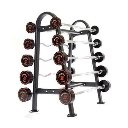 NEW FIXED BARLBELL & CURL BARBELL SET