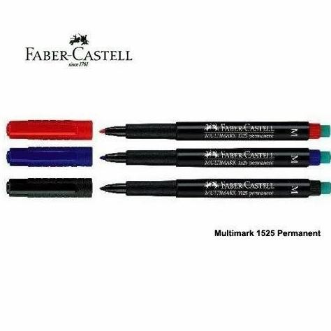 

Faber Castell Multimark 1525 M Permanent Marker Spidol Ohp Permanen