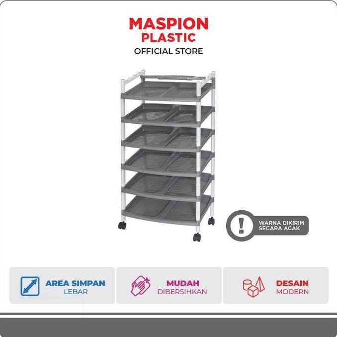 Maspion Rak Sepatu Plastik Ziga Susun 6
