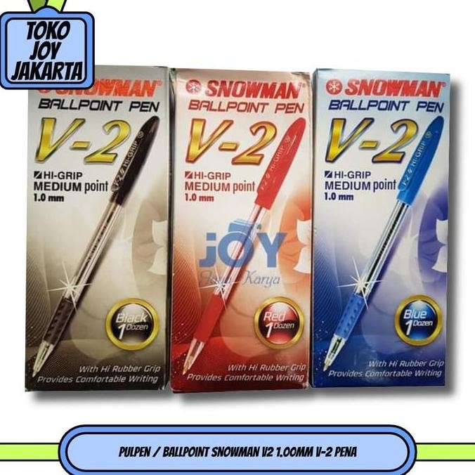 

Pulpen / Ballpoint Snowman V2 1.00Mm V-2 Pena