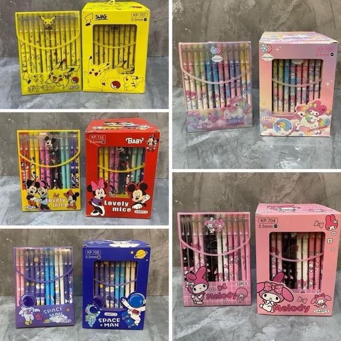 

Pulpen Sanrio 1 Box Isi 12 Tinta Hitam Tidak Bisa Dihapus Stationery