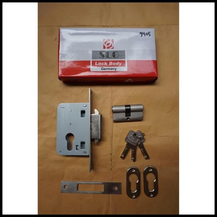 Set Body Kunci mortise Sliding Pintu Kayu Dengan Silinder Kunci