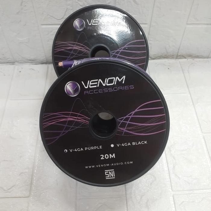 Kabel 4 Awg Venom Original / Kabel Power 4 Awg Venom / Per Roll Terbaik Berkualitas