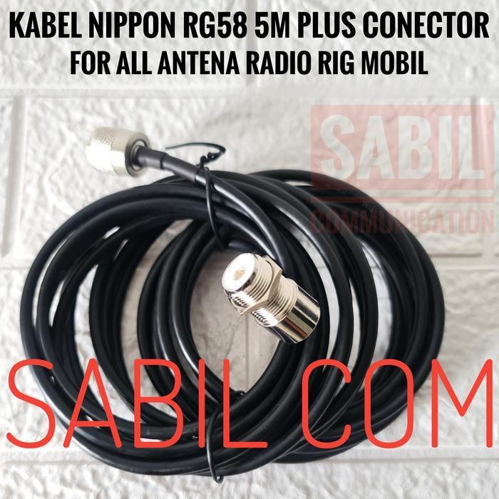 KABEL ANTENNA RADIO RIG MOBIL RG58 KABEL NIPPON RG58 RIG MOBIL MURAH Terbaik Berkualitas