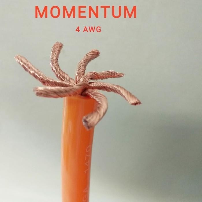 kabel momentum 4awg roll/Kabel Momentum 4 AWG Orange/Kabel Power Mobil Terbaik Berkualitas
