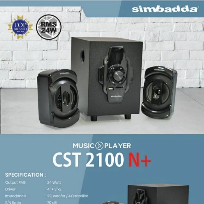 speaker simbada Cst 2000n usb bluetooth Terbaru Berkualitas