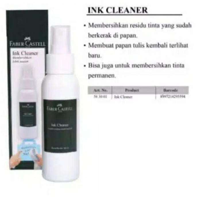 

Faber Castell Ink Cleaner Cairan Pembersih Bekas Tinta Whiteboard