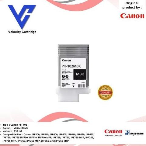 

Tinta Canon Pfi-102 Series (Mbk) Original
