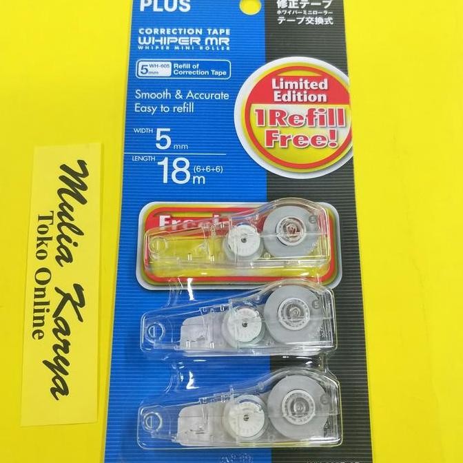 

Refill Tip Ex ( 3 Pcs ) Plus Whiper Mr / 3 Bh