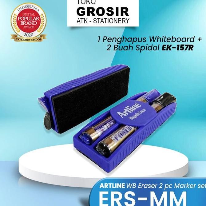 

Grosir Artline Penghapus Whiteboard Magnetic Eraser Marker Set Ers-Mm