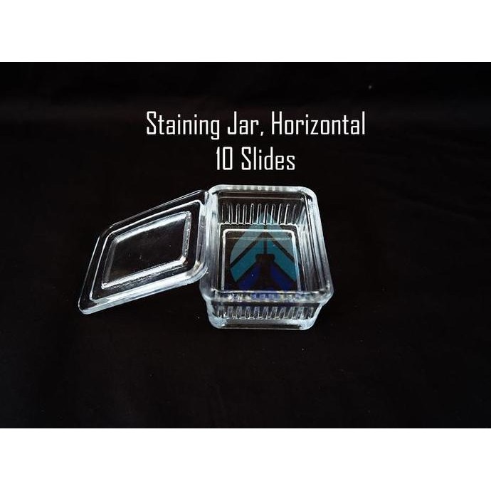 

Staining Jar Horizontal 10 Slides Rak Pewarnaan