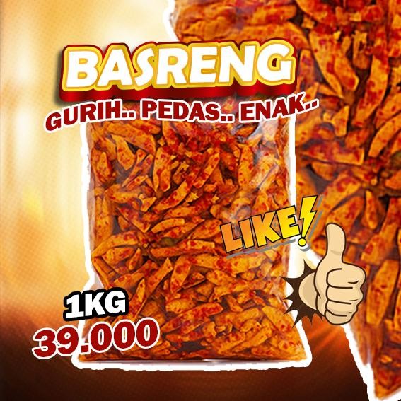 

Basreng Original Pedas Daun Jeruk Viral 1KG Cemilan Sultan Cianjur Sajodo Ngabret TOP STARS MABAR