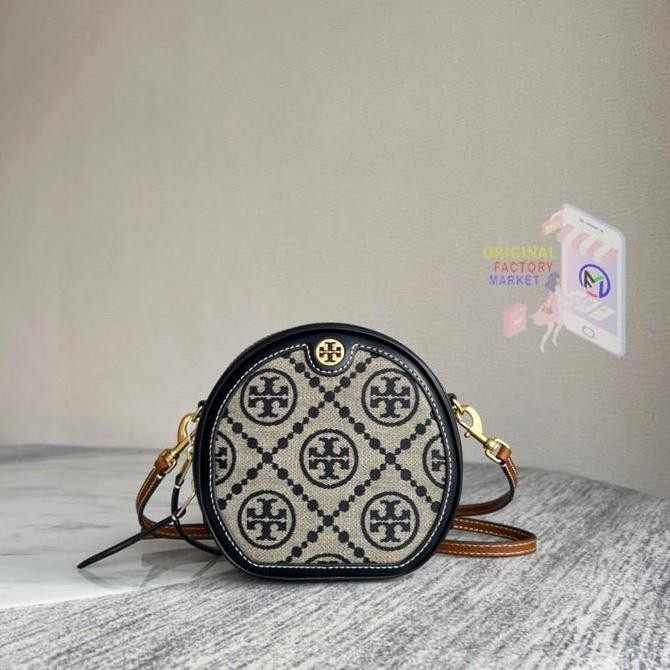 Tas   T Monogram Jacquard Moon Royal Navy   88168 Camera Bag