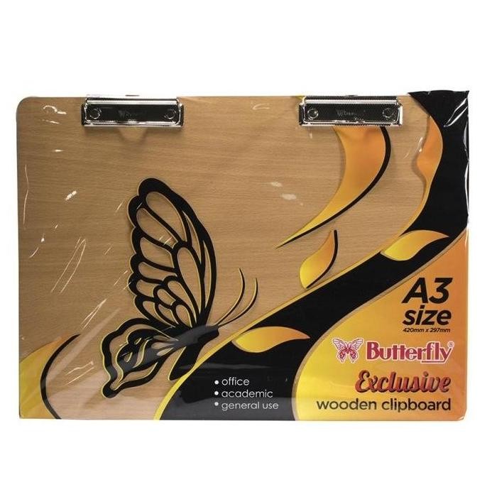 

Clip Board Butterfly A3 Exclusive Wooden