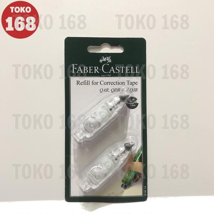 

Faber Castell (Refill/Isi Tipex Kertas Qjr/Qar/Qdr Isi 2 Pcs (Set)
