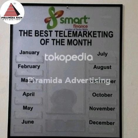 

Papan 50Cm Board Akrilik Employee Month Pegawai Karyawan Terbaik Bulan