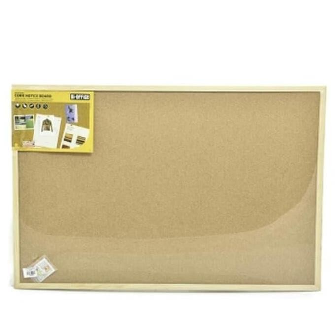 

Papan Pengingat Bisilque Cork Board 90 X 60 Cm