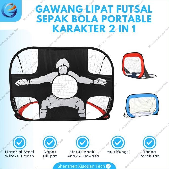 Terbaru Aera Gawang Futsal Mini Portable Karakter | Gawang  Sepakbola Portable