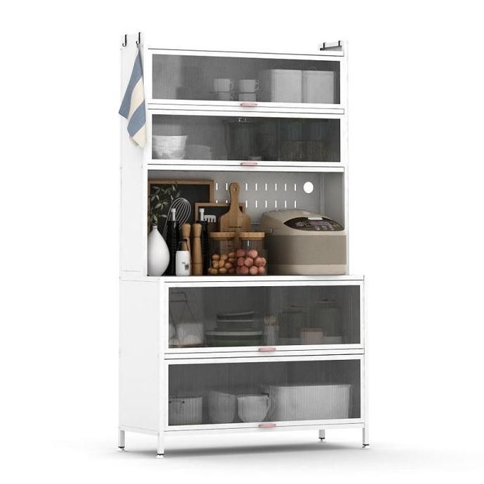 Lemari Dapur Besi /  Lemari Sayur / Rak Piring / Kitchen Set