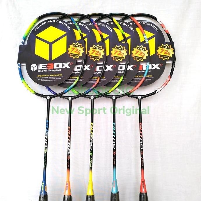 Sale Raket Badminton Ebox Glitro 72 Original || Raket Kompetisi Ringan