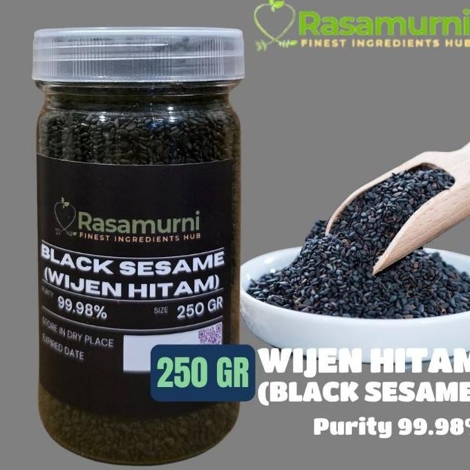 

Wijen Hitam Bla Sesame Natural 250 Gr In Jar