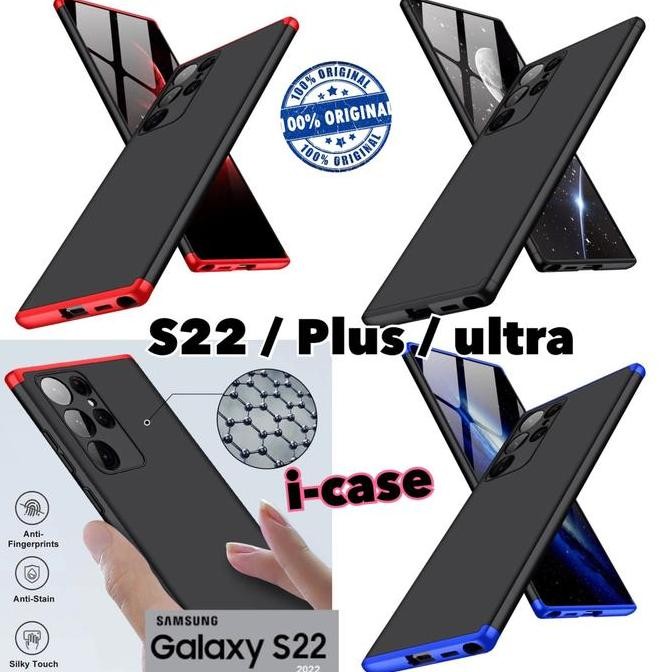 Baru Samsung S22 Ultra Plus GKK 360 Full Protection Hard Case Casing