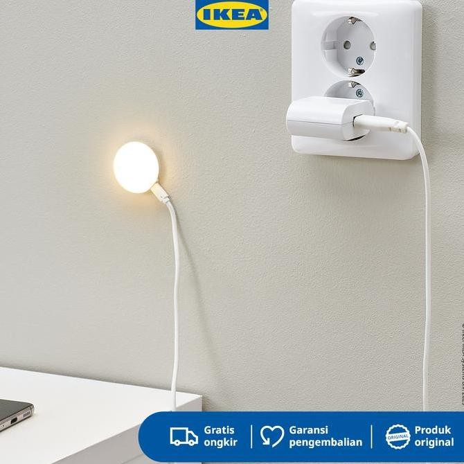 Ikea Kapplake Lampu Sorot Led Serbaguna Putih