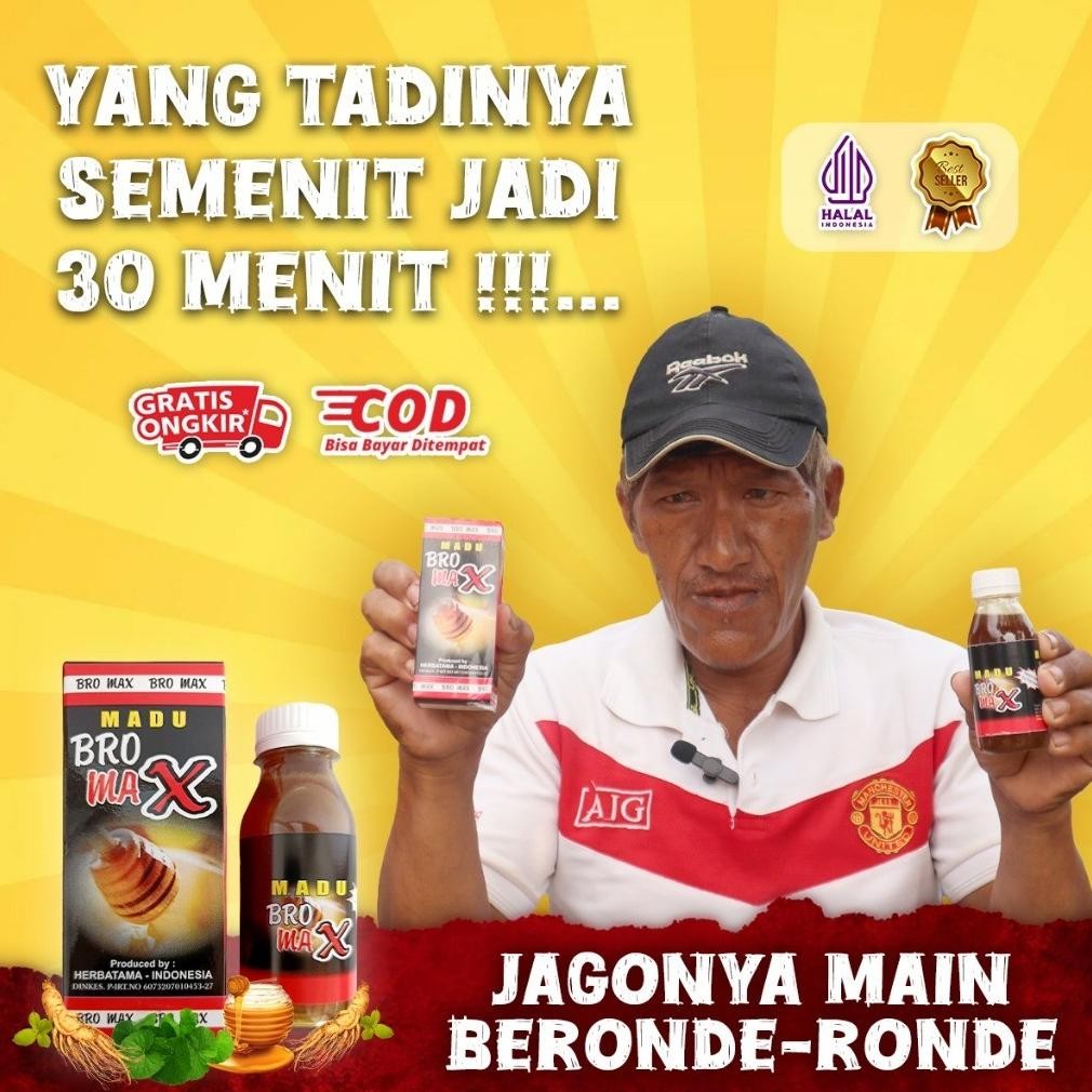 

(Terbaru) Madu Bromax botol besar 175gr asli dengan ginseng by Gudang_bajakah tradisional (Terlaris)