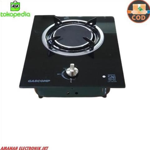 (cook) Kompor Kaca Tanam 1 Tungku Bara / Kompor Gas Kaca Tanam 1 Tungku Infra