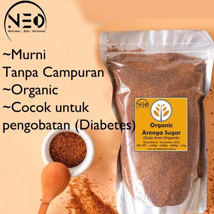 

Baru Gula Aren Organik 1Kg - Gula Semut Arenga Grade A Ekspor