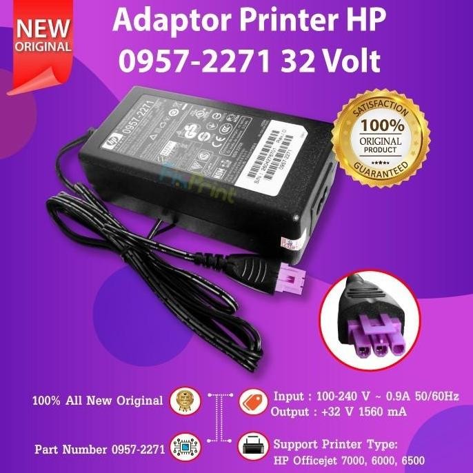 Sale Adaptor Printer 0957-2271 32V Original Hp Officejet 6000 6500 7000