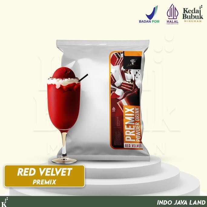

Baru Javaland Red Velvet Powder Mix Sugar 1 Kg - Gula Bubuk Rasa Red Velvet