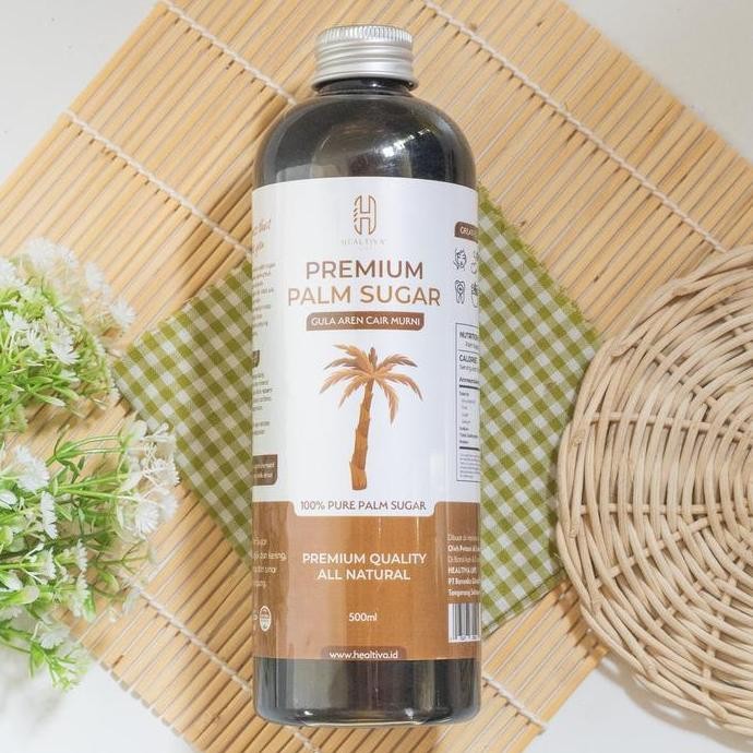 

Baru Healtiva Gula Aren Cair 500ml Palm Sugar Organik Pemanis Alami