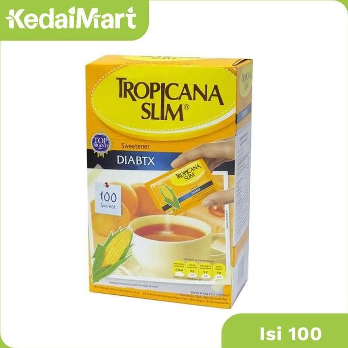 

Baru Tropicana Slim No Calorie Sweetener 100x2g Pemanis Alami untuk Diabetes