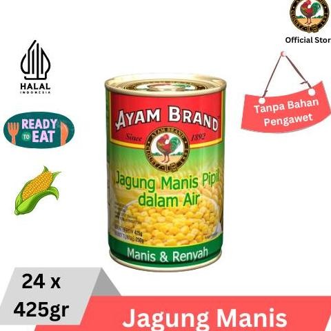 

Ayam Brand - Jagung Manis Pipil Manis Kaleng 24 pcs 425gr