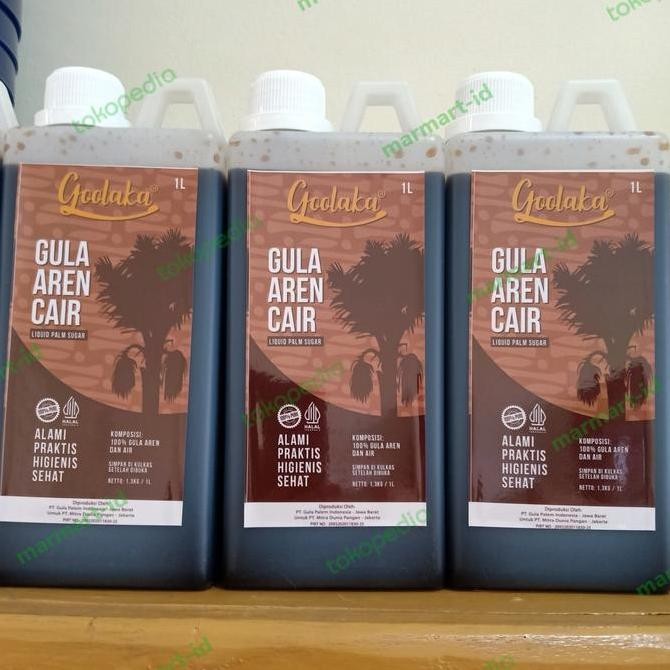 

Baru Gula Aren Cair Goolaka 1 Liter - Sirup Palm Sugar Murni