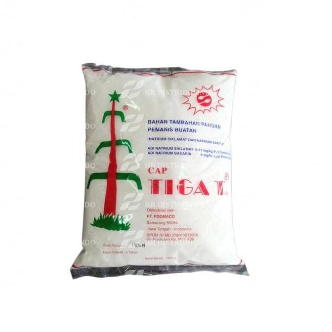 

Baru Sodium Cap Tiga Tebu 25g - Garam Natrium Kemasan Pack
