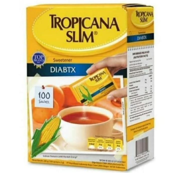 

Baru Tropicana Slim Sweetener 100 Sachet - Gula Diet Rendah Kalori Diabetes