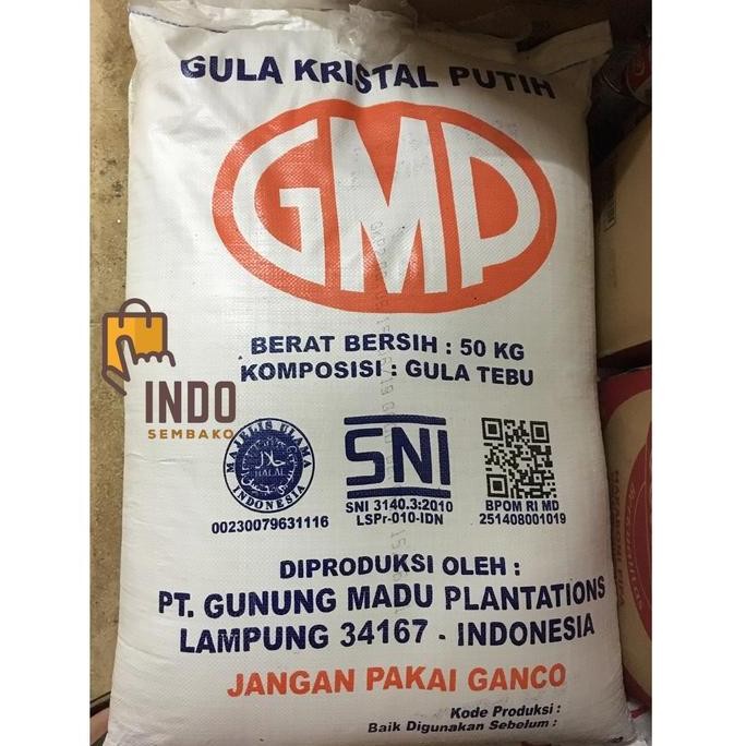 

Baru Gula Pasir GMP 50kg Karung - Gula Putih Industri Grosir