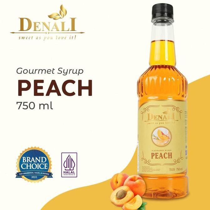

Baru Denali Peach Syrup | Sirup Buah Persik Premium