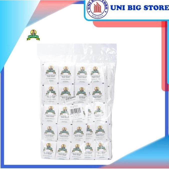 

Baru Gulaku Gula Tebu 8gr x 250pcs Gula Saset Putih Sachet Hotel