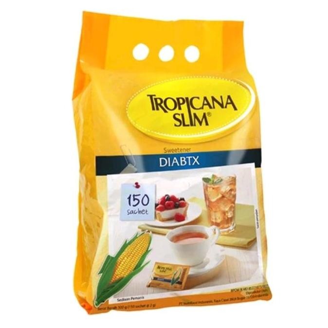 

Baru Tropicana Slim Diabtx 150 Sachet Gula Pemanis Diet Diabetes