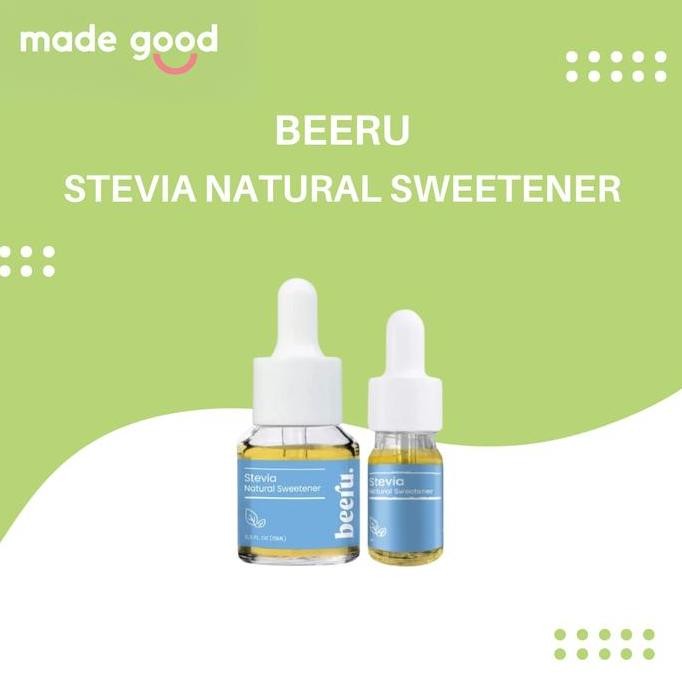 

Baru BEERU Stevia Natural Sweetener 5ml/15ml - Gula Stevia Rendah Kalori