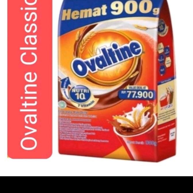 

Murah Ovaltine Classic 900 Gram / Ovaltine Malt Coklat Bubuk 900Gr