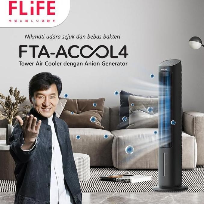 TERBARU AIR COOLER FLIFE FTA ACOOL4 TOWER FAN AIR COOLER FTA-ACOOL4 FLIFE TERMURAH