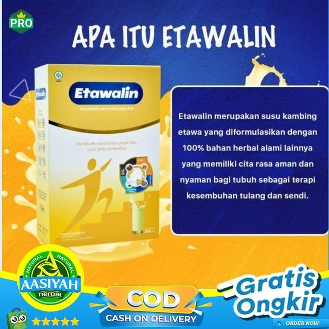 

Grosir Etawalin - Susu Etawa Cegah Pengapuran Tulang Dan Radang Sendi