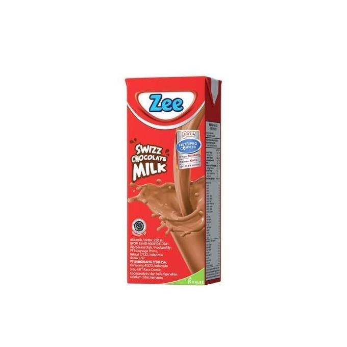 

Sale Zee Uht Swizz Chocolate Milk 185Ml - Kemasan 1 Karton